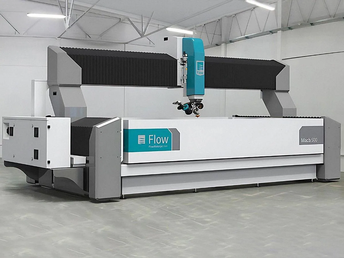 Flow Mach 500 waterjet cutting system